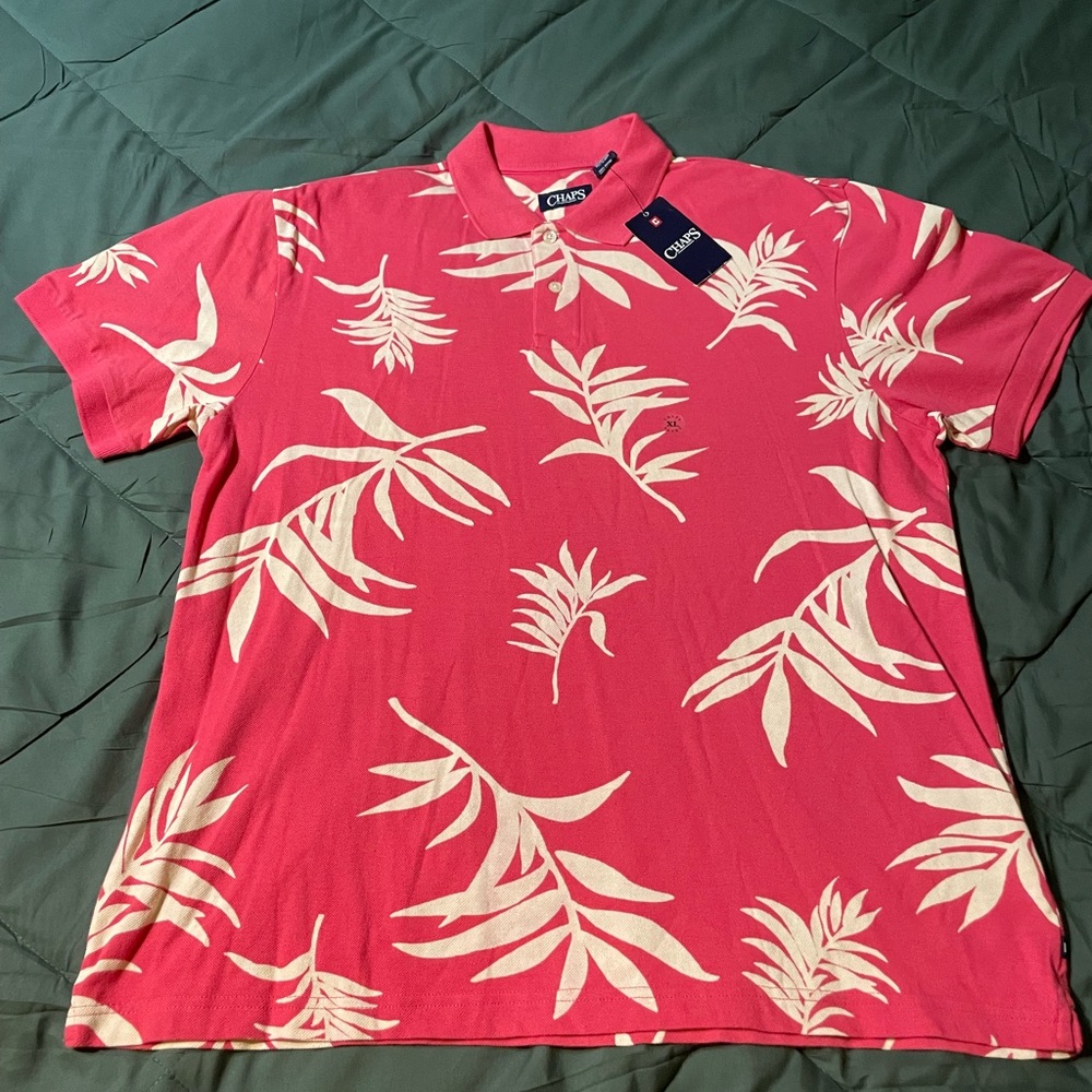 Chaps “Hawaiian Berry” shirt XL NWT